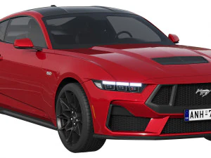 Ford-Mustang GT 2023 3D Model
