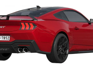 Ford-Mustang GT 2023 3D Model