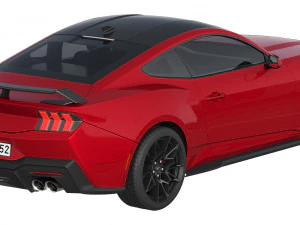 Ford-Mustang GT 2023 3D Model