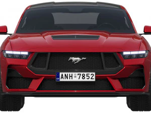 Ford-Mustang GT 2023 3D Model