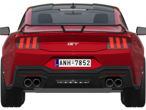 Ford-Mustang GT 2023 3Dモデル