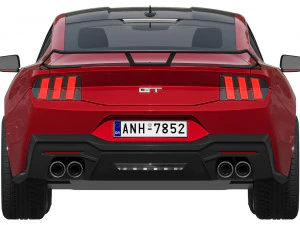 Ford-Mustang GT 2023 3D Model