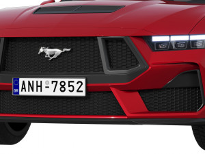 Ford-Mustang GT 2023 3Dモデル