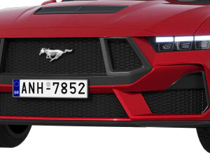 Ford-Mustang GT 2023 3D Model
