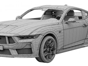 Ford-Mustang GT 2023 3Dモデル