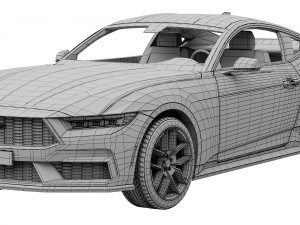 Ford-Mustang 2023 Modelo 3D