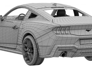 Ford-Mustang 2023 Modelo 3D