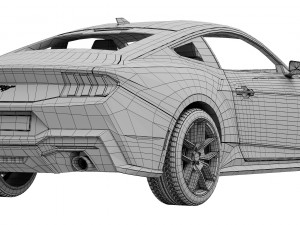 Ford-Mustang 2023 Modelo 3D