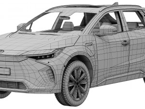 Toyota bZ4X 3D मॉडल