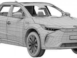 Toyota bZ4X 3D मॉडल