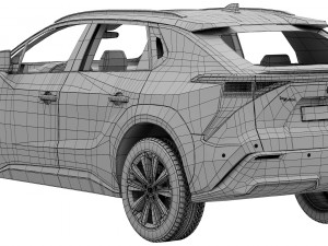Toyota bZ4X 3D मॉडल