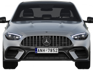 Mercedes-Benz C63S AMG E Performance 2023 3D Модель