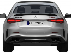 Mercedes-Benz C63S AMG E Performance 2023 3D Модель