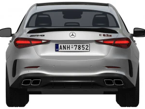 Mercedes-Benz C63S AMG E Performance 2023 3D Model