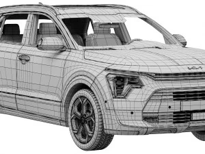 Kia Niro 2023 3D Model
