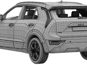 Kia Niro 2023 3D Model