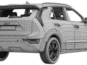 Kia Niro 2023 3D Model