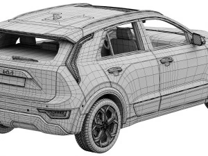 Kia Niro 2023 3D Model
