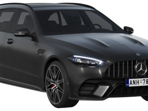 Mercedes-Benz C63 S AMG E Performance Estate 2023 Modèle 3D