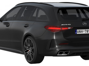 Mercedes-Benz C63 S AMG E Performance Estate 2023 Modèle 3D