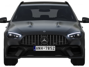 Mercedes-Benz C63 S AMG E Performance Estate 2023 Modèle 3D