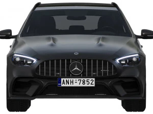 Mercedes-Benz C63 S AMG E Performance Estate 2023 3D Model
