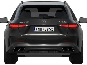 Mercedes-Benz C63 S AMG E Performance Estate 2023 3D Model