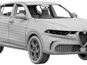Alfa Romeo Tonale 2023 Modelo 3D