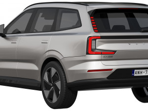 Volvo EX90 3D मॉडल
