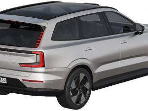 Volvo EX90 3D मॉडल