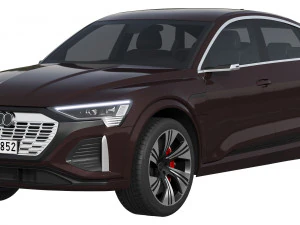 Audi Q8 Sportback e-tron 3D Model