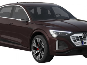 Audi Q8 Sportback e-tron 3D 모델