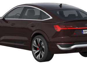 Audi Q8 Sportback e-tron 3D 모델