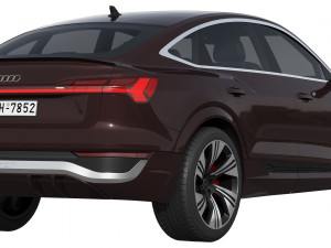 Audi Q8 Sportback e-tron 3D 모델