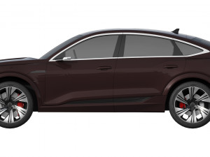 Audi Q8 Sportback e-tron 3D 모델