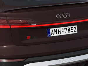 Audi Q8 Sportback e-tron 3D Model
