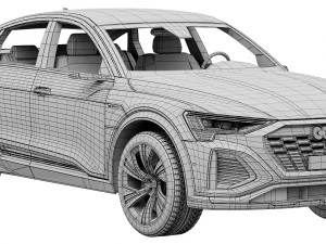Audi Q8 Sportback e-tron 3D Model