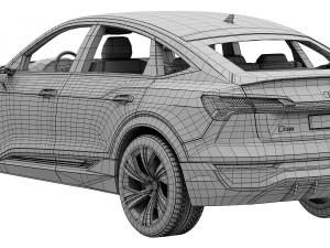 Audi Q8 Sportback e-tron 3D 모델