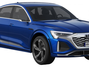 Audi SQ8 Sportback e-tron 3D 모델