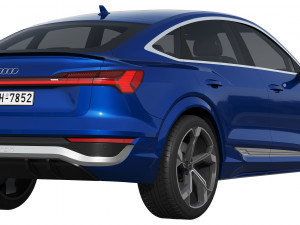 Audi SQ8 Sportback e-tron 3D 모델