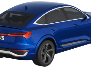 Audi SQ8 Sportback e-tron 3D 모델