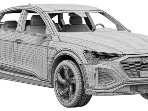 Audi SQ8 Sportback e-tron 3D Model