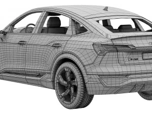 Audi SQ8 Sportback e-tron 3D Model