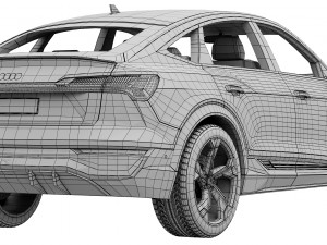 Audi SQ8 Sportback e-tron 3D 모델
