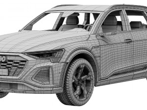 Audi SQ8 e-tron Modelo 3D