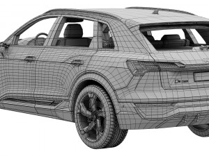 Audi SQ8 e-tron Modelo 3D