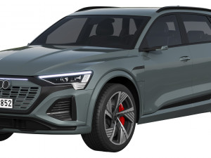 Audi Q8 e-tron 3Dモデル