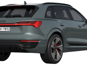 Audi Q8 e-tron 3D 模型