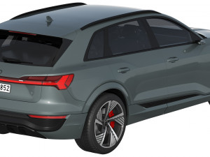 Audi Q8 e-tron 3D 模型