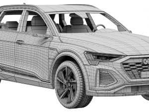 Audi Q8 e-tron 3D 模型